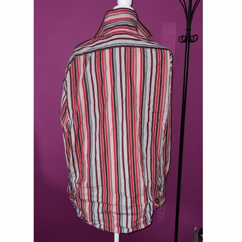 MENS Express Striped Button-Up Shirt - Picture 4 of 4